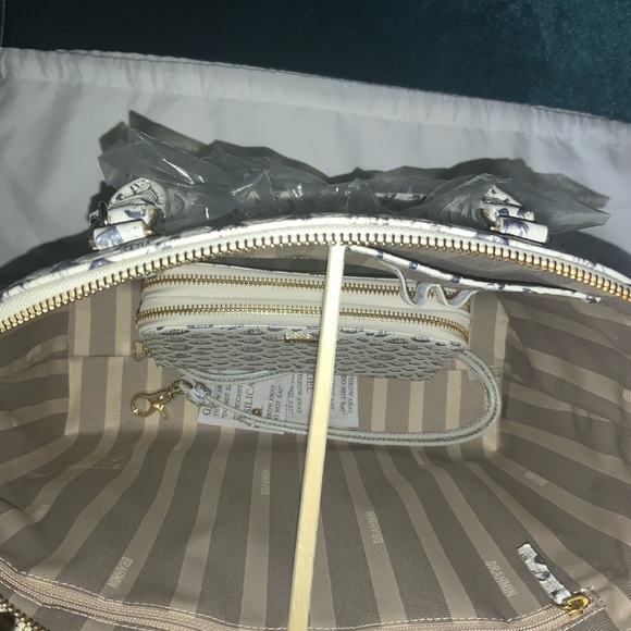 Brahmin Large Duxbury Zora Wallet 'Creme Vreeland' - Picture 11 of 12